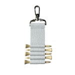 Golf Tee Storage Faux Leather Pouch
