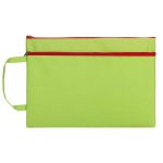 A4 Handle Zippered Document Bag File Pouch