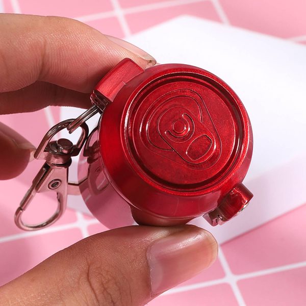 Coke Can Shape Mini Ashtray Key Chain