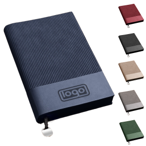 Faux leather A5 business notebook