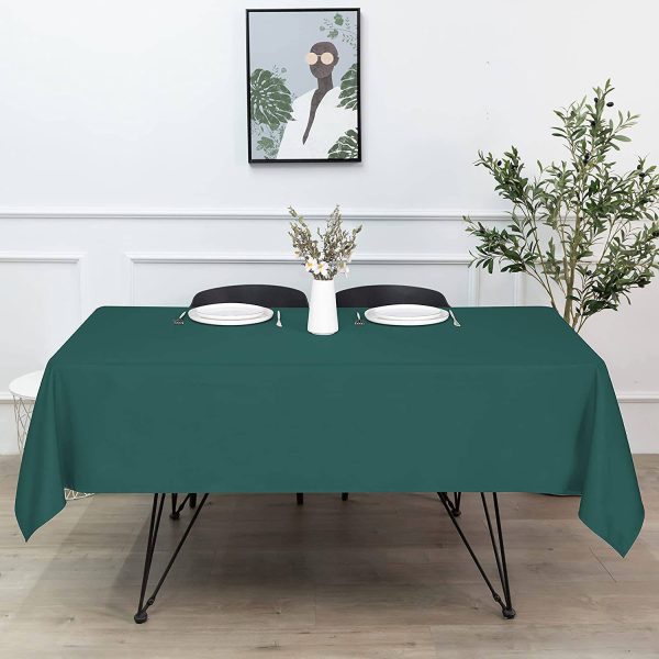 Custom 57x 82 IN Antifouling and Wrinkle Tablecloth