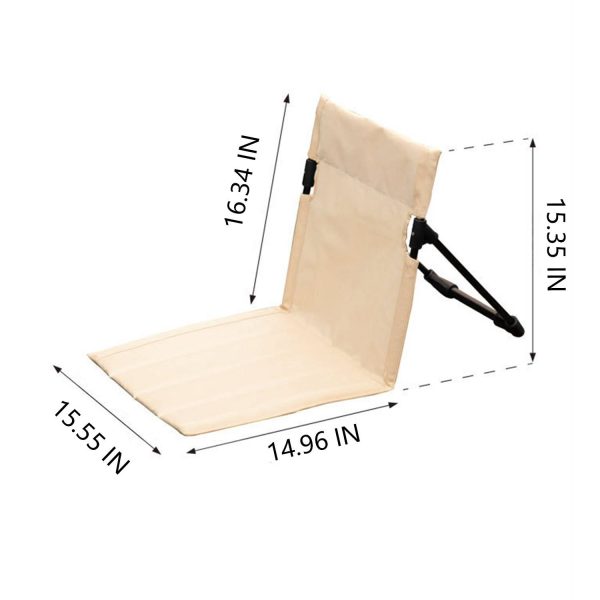 Outdoor Beach Portable Lightweight Folding Legless Chair