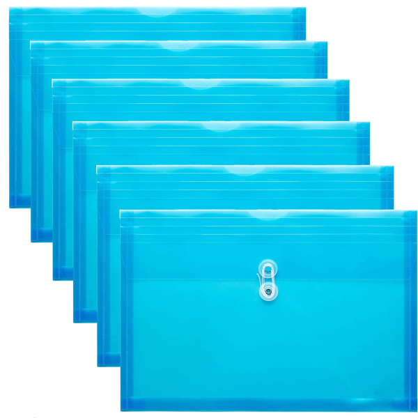 Expandable Document Organizer w/ String Closure