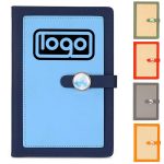 A5 Buckle PU Leather Multi-color Notebook