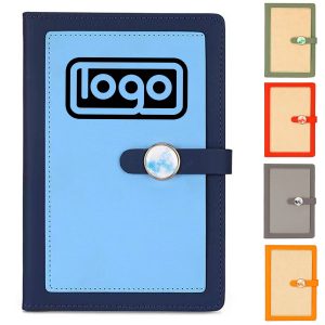 A5 Buckle PU Leather Multi-color Notebook