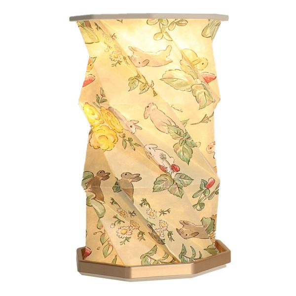Custom Dimmable Collapsible Rechargeable Paper Lamp