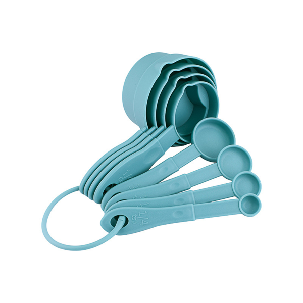 8 Pcs Food Grade Stackable Plastic Measuring Spoons Set