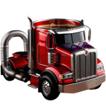 Creative Stainless Steel Semi Truck Coffee Mug