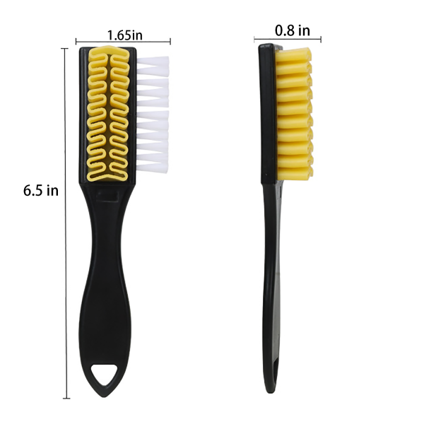 Dual-Sided Shoe Brush for Gentle & Effective Cleaning