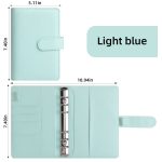 A6 PU Leather 3 Ring Binder/Notebook