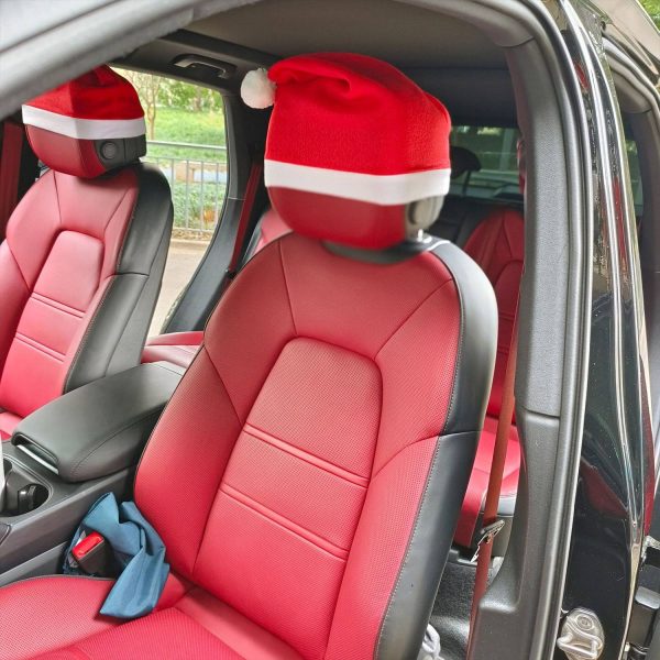 Christmas Car Seat Headrest Covers