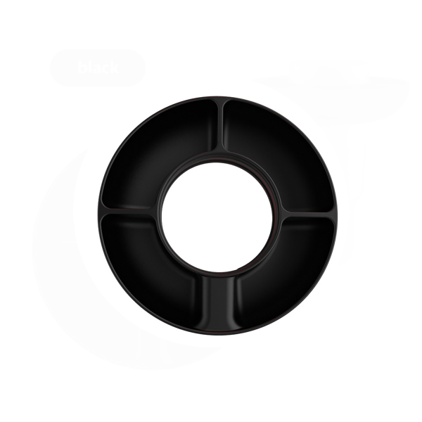 Silicone snack bowl platter