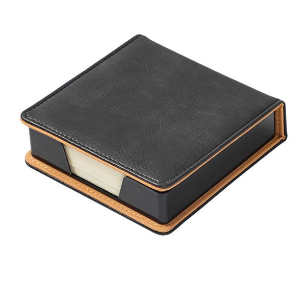 Leather Sticky Note Storage Box
