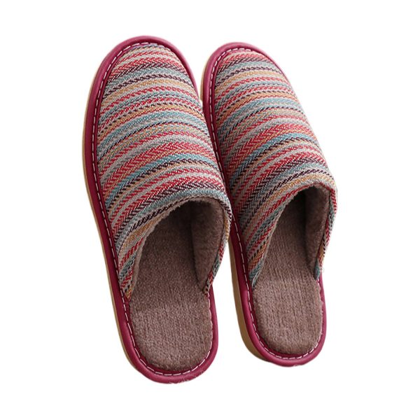 Winter Warm Thick-Soled Non-Slip Cotton Slippers