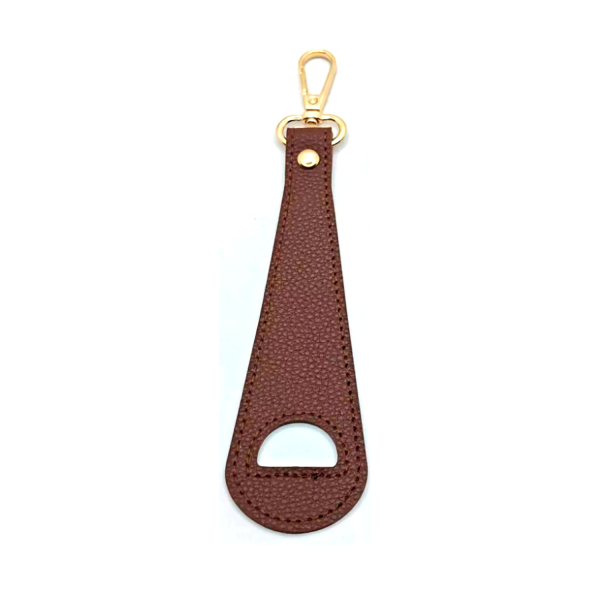 Faux Leather Hands-Free Hat Hanging Clip