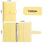 A6 PU Leather 3 Ring Binder/Notebook