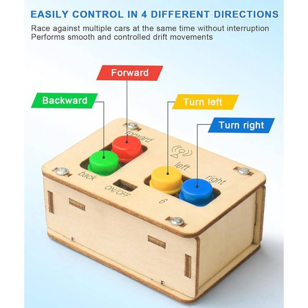 Wooden Jigsaw Puzzle Remote Control Car Toy