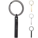 Stainless Steel Bar-shaped Keychain