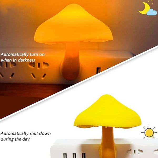 Cartoon Cute Mushroom Smart LED Night Light