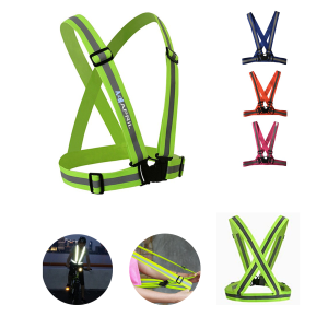 Adjustable Reflective Strap Safety Vest Elastic Belt