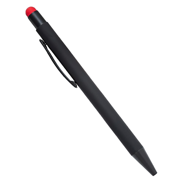 Metal Color Pop Rubberized Stylus Pens