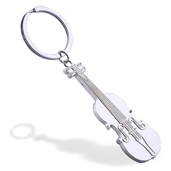 Popular Metal Violin Music Instrument KeyChain