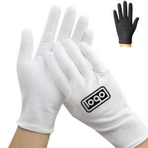 Custom Multiple Size White Soft Thick Cotton Work Gloves
