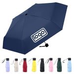 35in Folding Mini Capsule Umbrella W/ Sun Protection