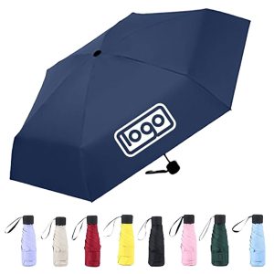 35in Folding Mini Capsule Umbrella W/ Sun Protection