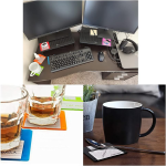 6 pcs Silicone Floppy Disk Coaster