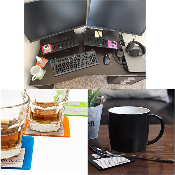6 pcs Silicone Floppy Disk Coaster