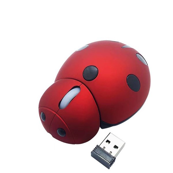 Ladybug-shaped Wireless Mouse