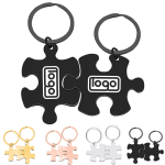 Stainless Steel Puzzle-shaped Key Chain