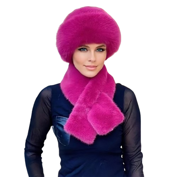 Beanie Hat W/ Scarf