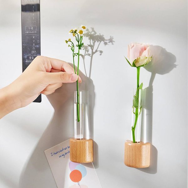 Magnetic Mini Vase For Fridge & Wall Decoration