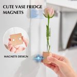 Magnetic Mini Vase For Fridge & Wall Decoration