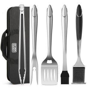 Outdoor Stainless Steel BBQ Tool Set W/ Canvas Bag