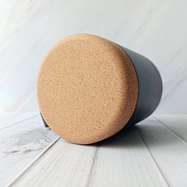 Double-Layer Stainless Steel Mug w/ Cork Base Pad