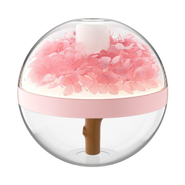 Rechargeable Preserved Flower Humidifier w/ Night Light