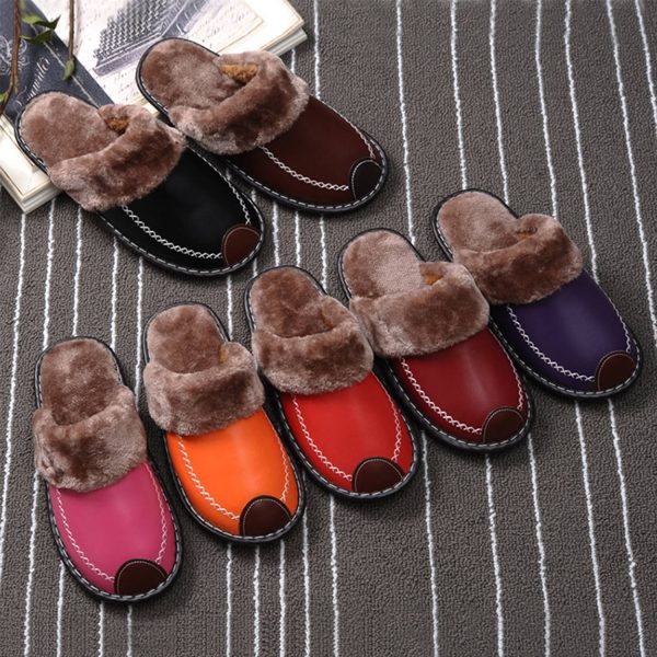 PU Warm Winter Slippers