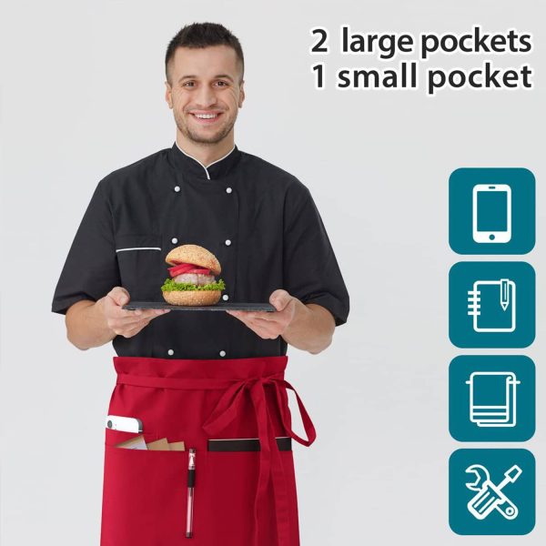 Stain-resistant Waterproof Custom Waiter Waist Apron