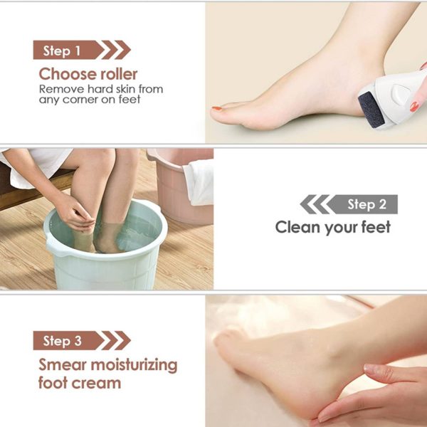 Electric Rechargeable Portable Feet Callus Removers Kit