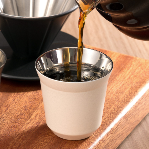 2.7Oz Double Wall Stainless Steel Espresso Cups