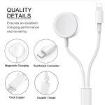 One For Three iWatch Charging Cable