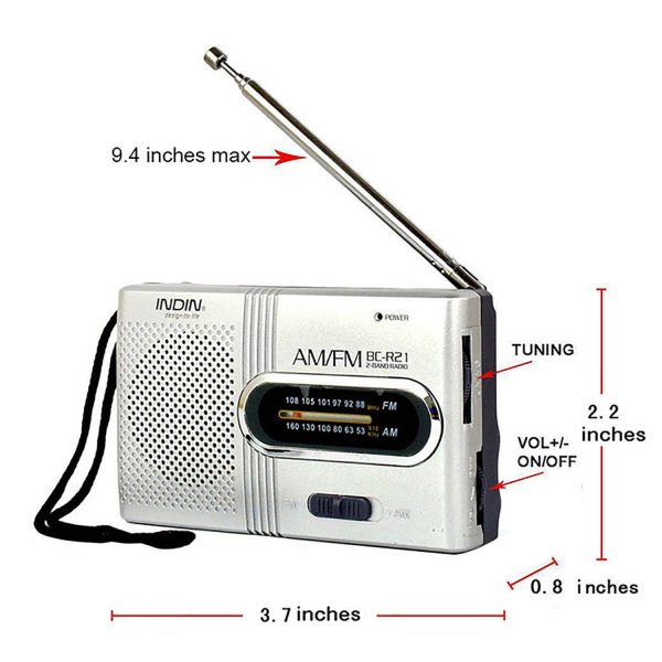 Mini Portable AM FM Radio