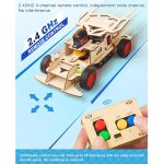 Wooden Jigsaw Puzzle Remote Control Car Toy