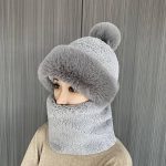 Integrated Beanie Hat and Scarf