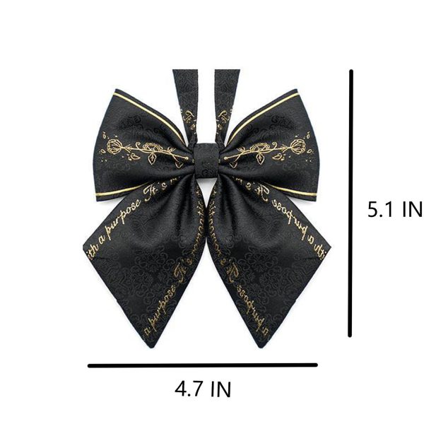 Gothic Rose Bow Tie