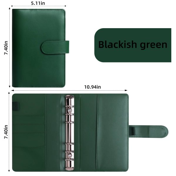 A6 PU Leather 3 Ring Binder/Notebook