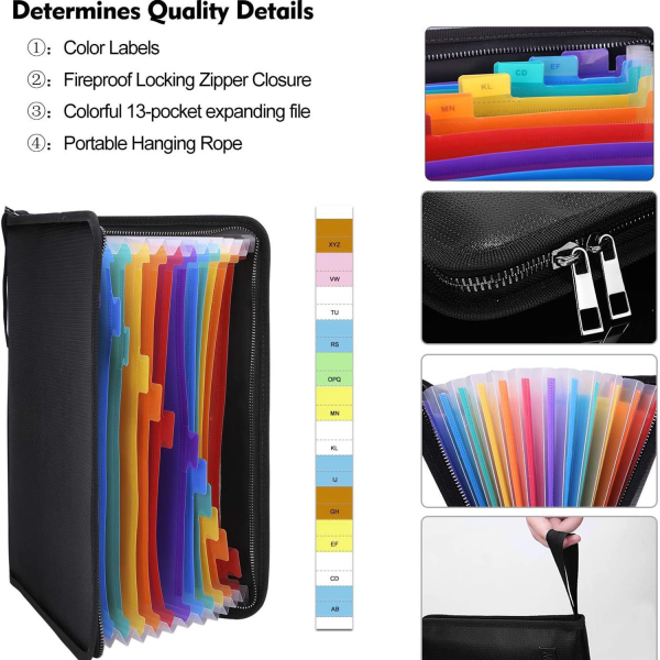Fireproof and Waterproof File Folder